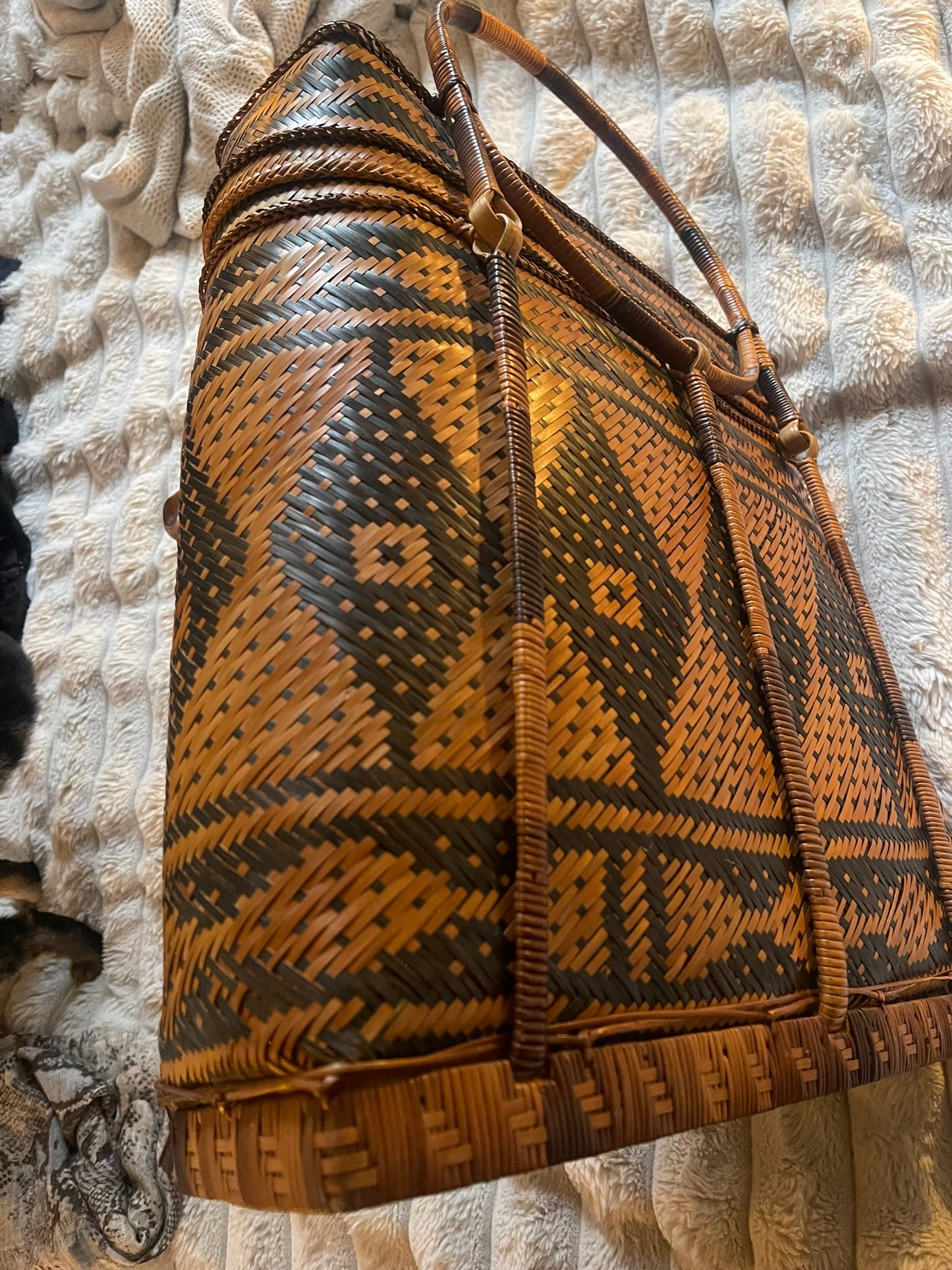 Handwoven Tiruray Tribe Rattan Basket Tote – Artisan Craft