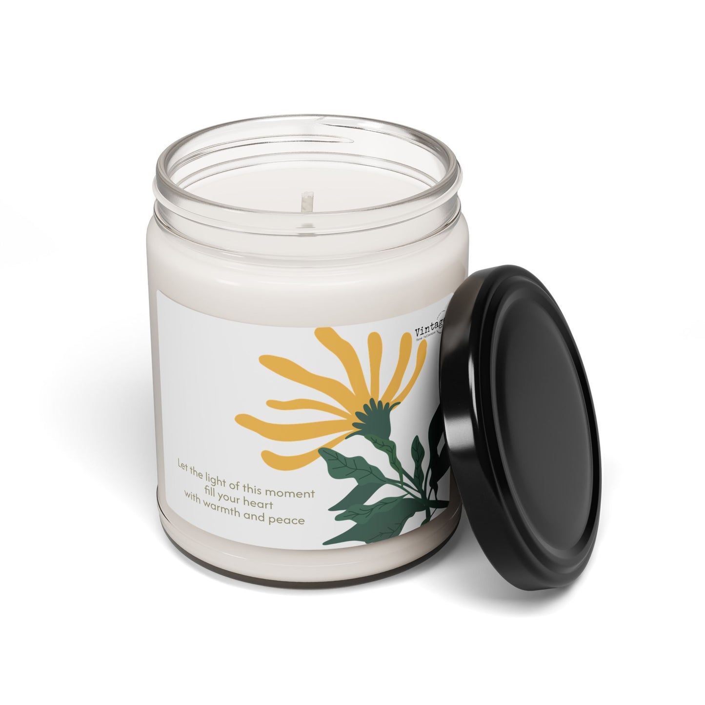 Scented Soy Candle With Inspirational Message
