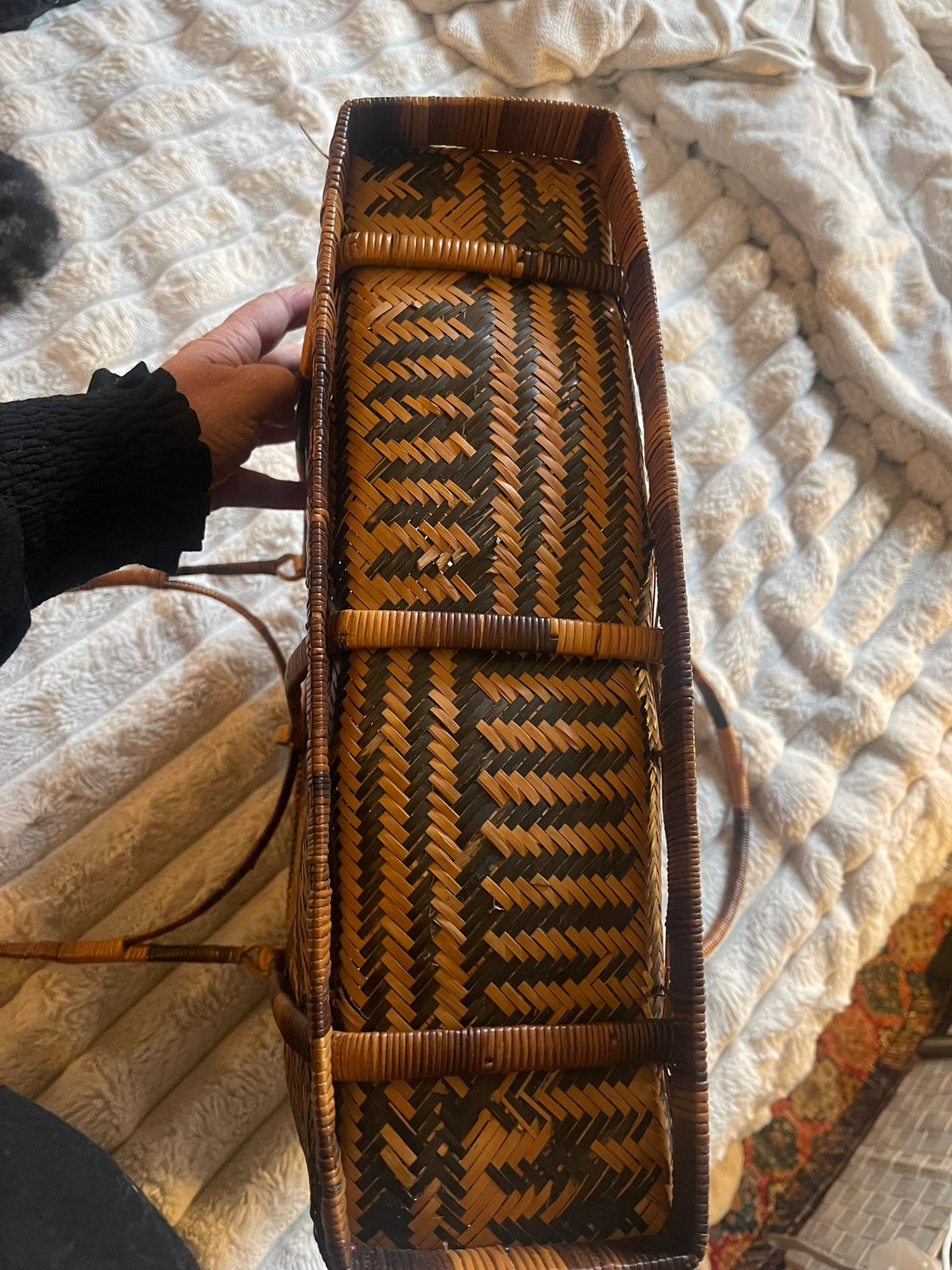 Handwoven Tiruray Tribe Rattan Basket Tote – Artisan Craft