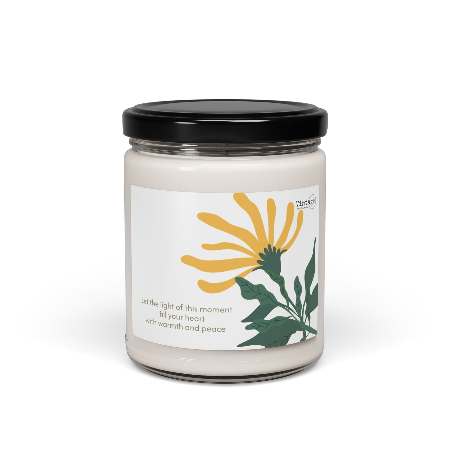 Scented Soy Candle With Inspirational Message