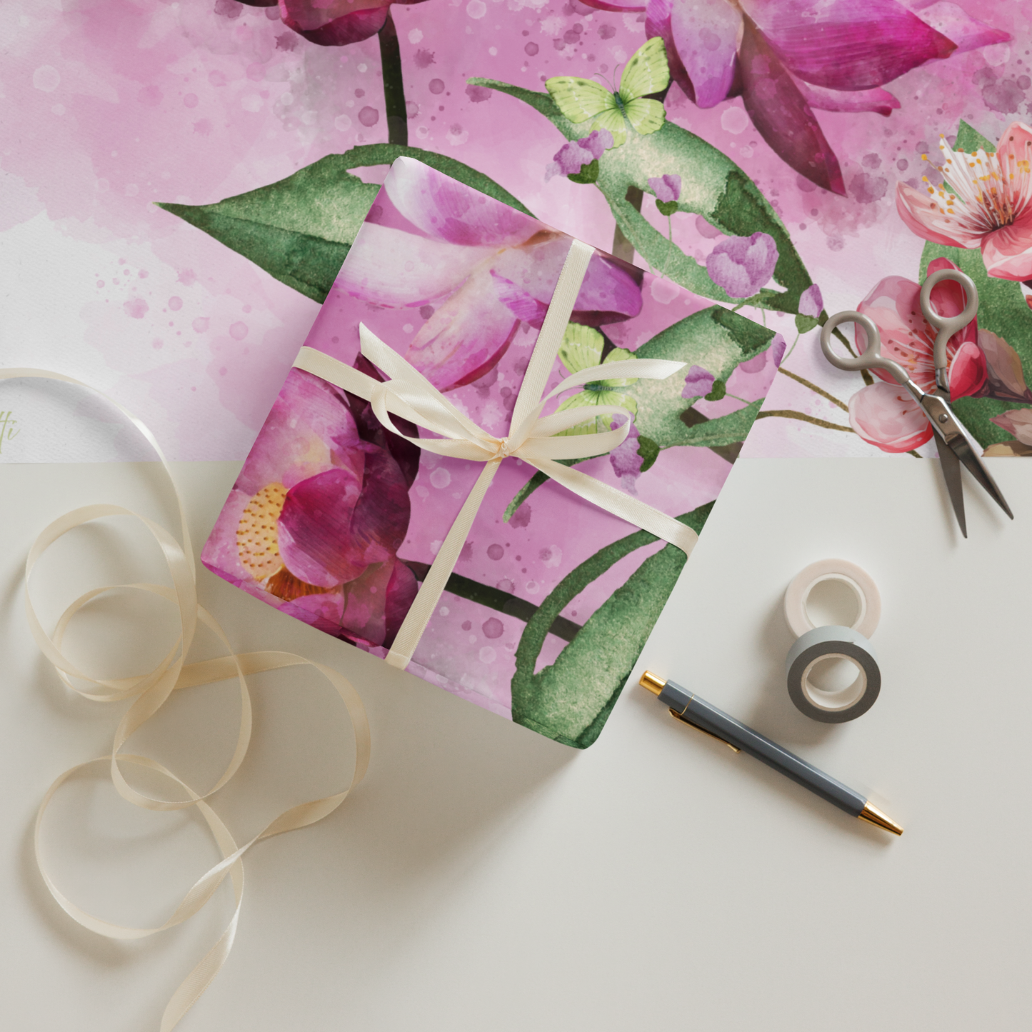Water the Flowers Wrapping paper sheets