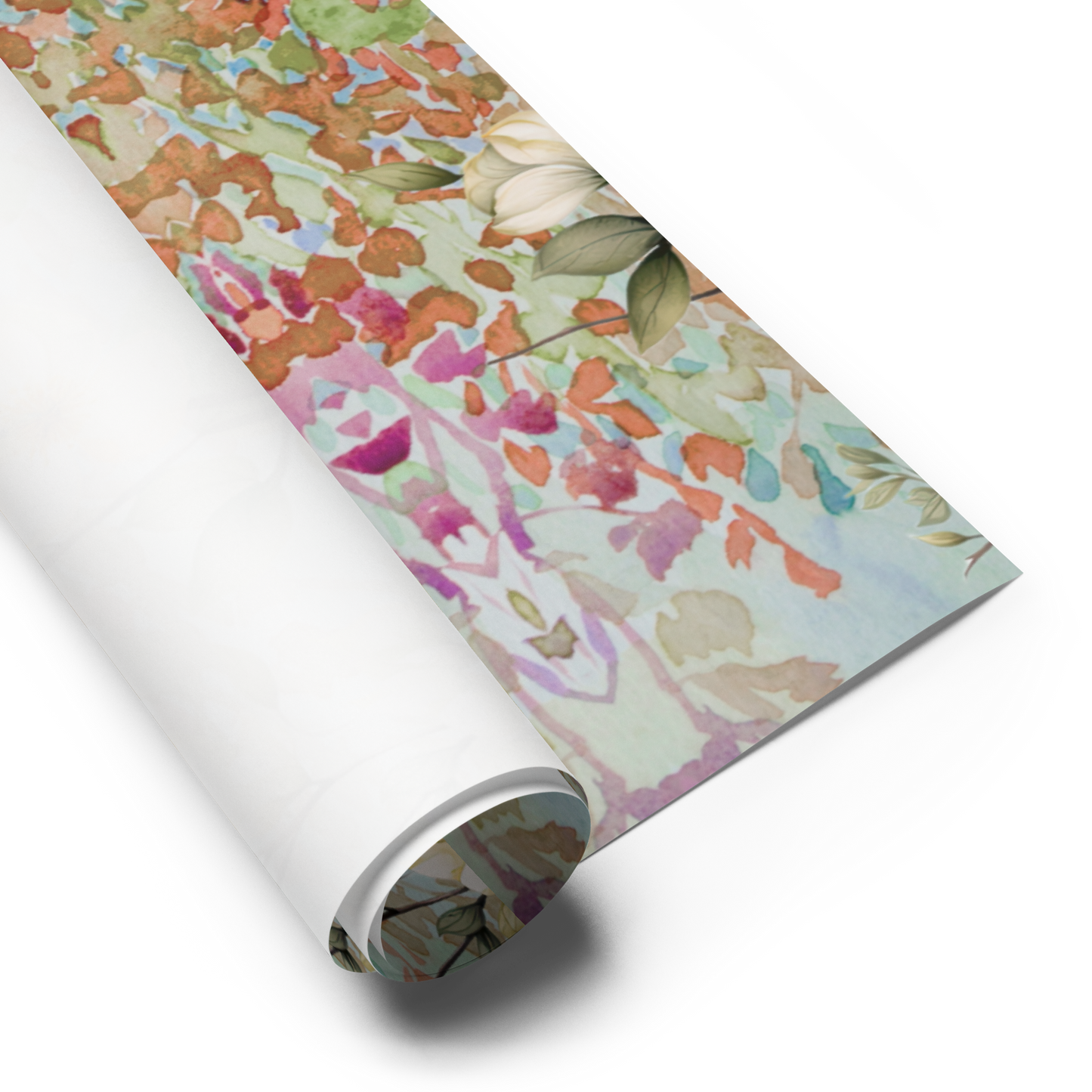 Watercolor Spring Wrapping paper sheets