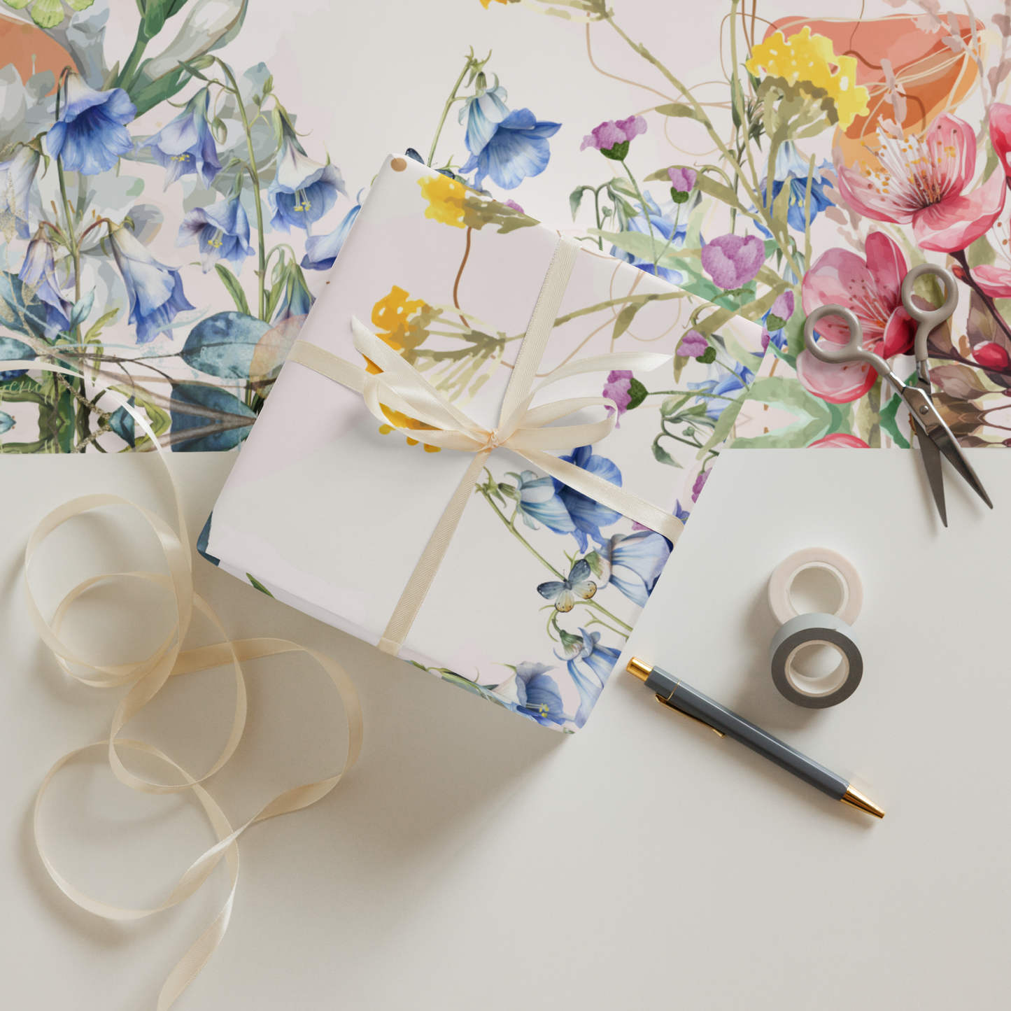 Water the Flowers Wrapping paper sheets