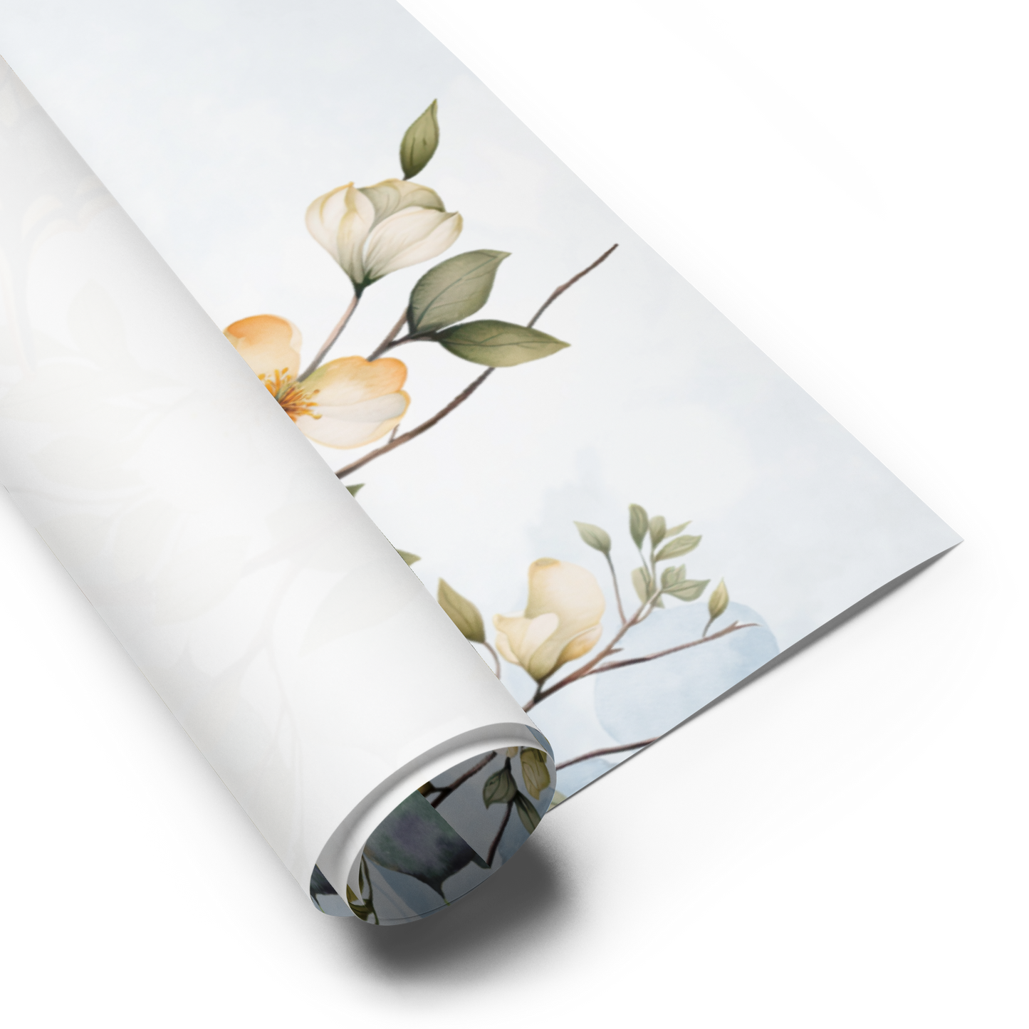 Watercolor Spring Wrapping paper sheets