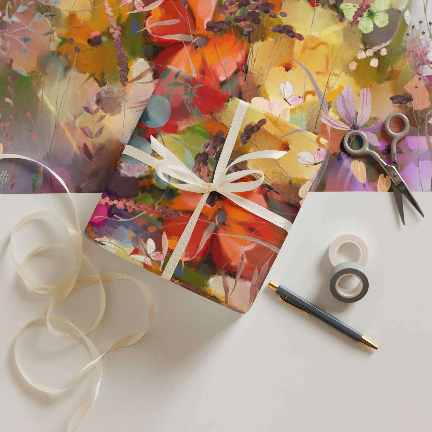 Water the Flowers Wrapping paper sheets