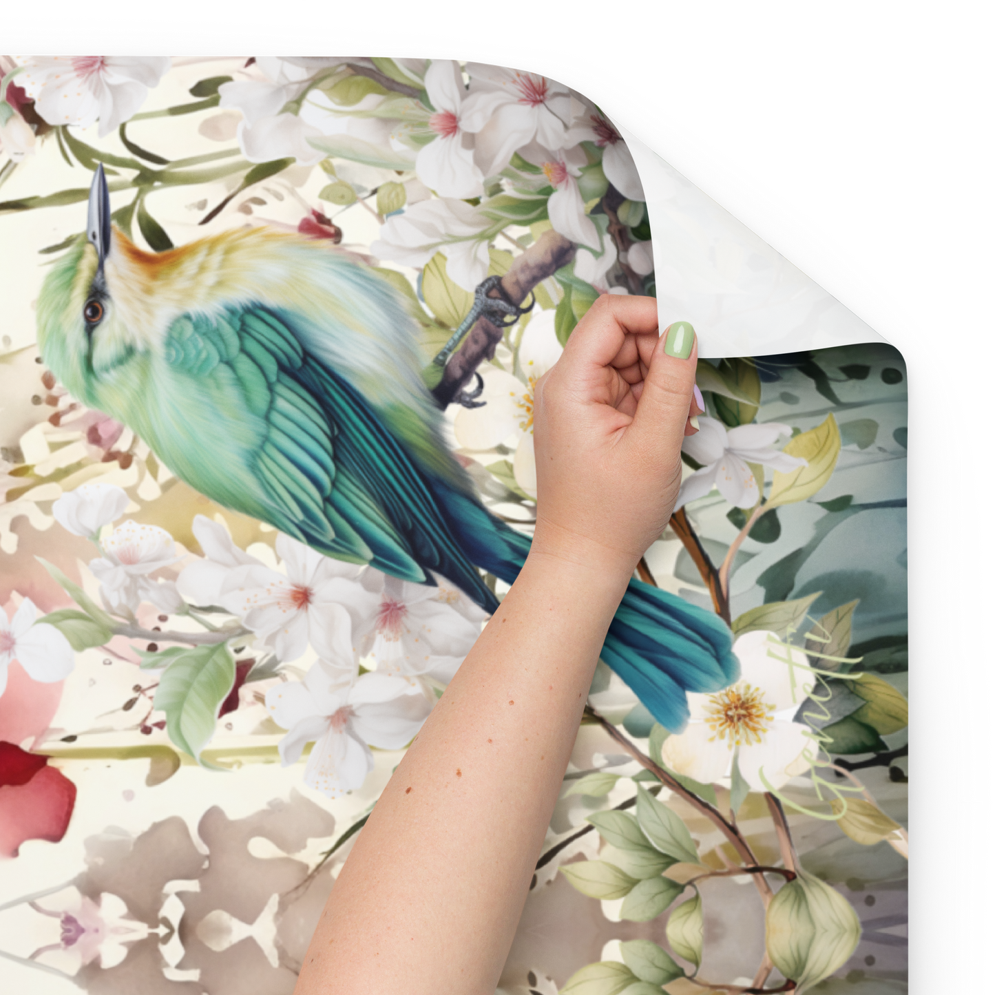 Watercolor Spring Wrapping paper sheets