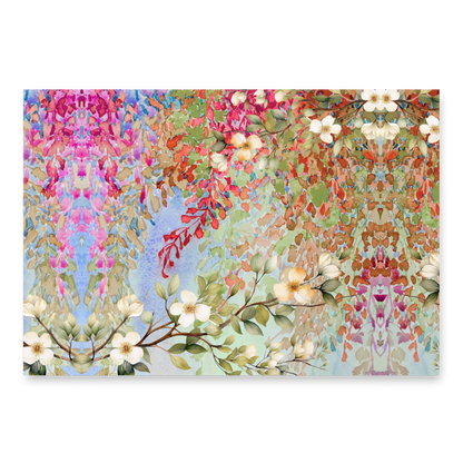 Watercolor Spring Wrapping paper sheets