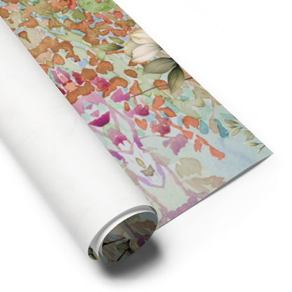 Watercolor Spring Wrapping paper sheets