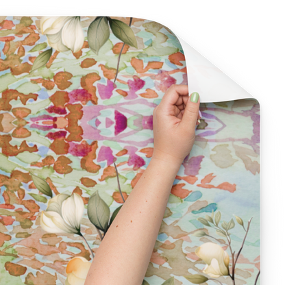 Watercolor Spring Wrapping paper sheets