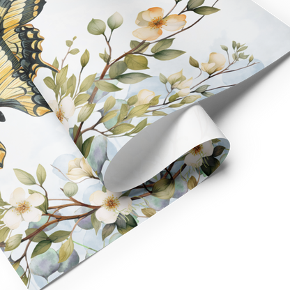 Watercolor Spring Wrapping paper sheets