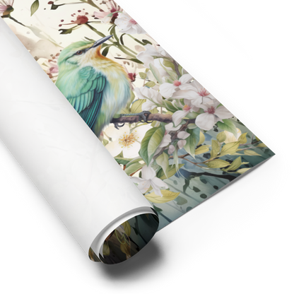Watercolor Spring Wrapping paper sheets